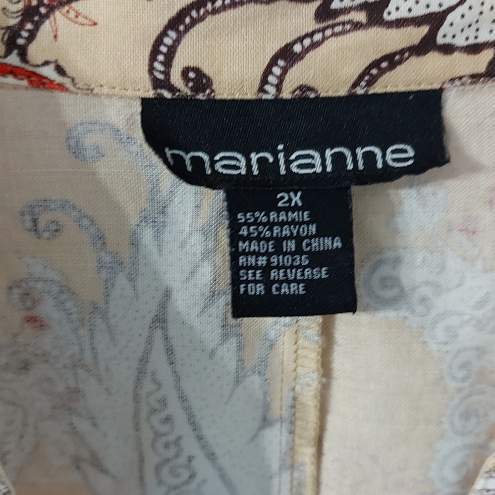 Marianne shirts size 2X - Picture 5 of 6